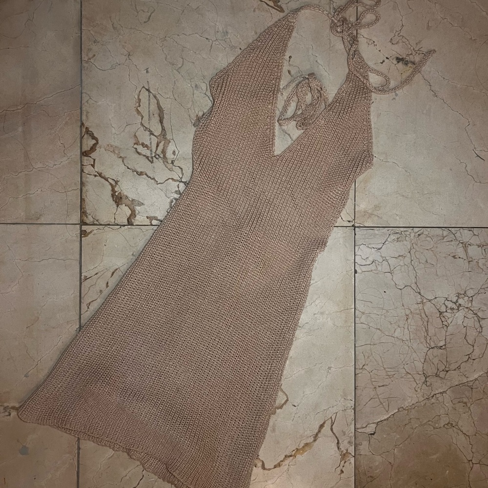 Beige cover up